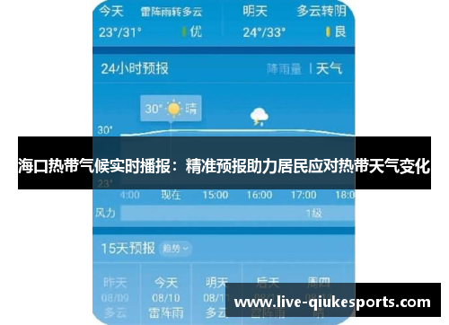 海口热带气候实时播报：精准预报助力居民应对热带天气变化